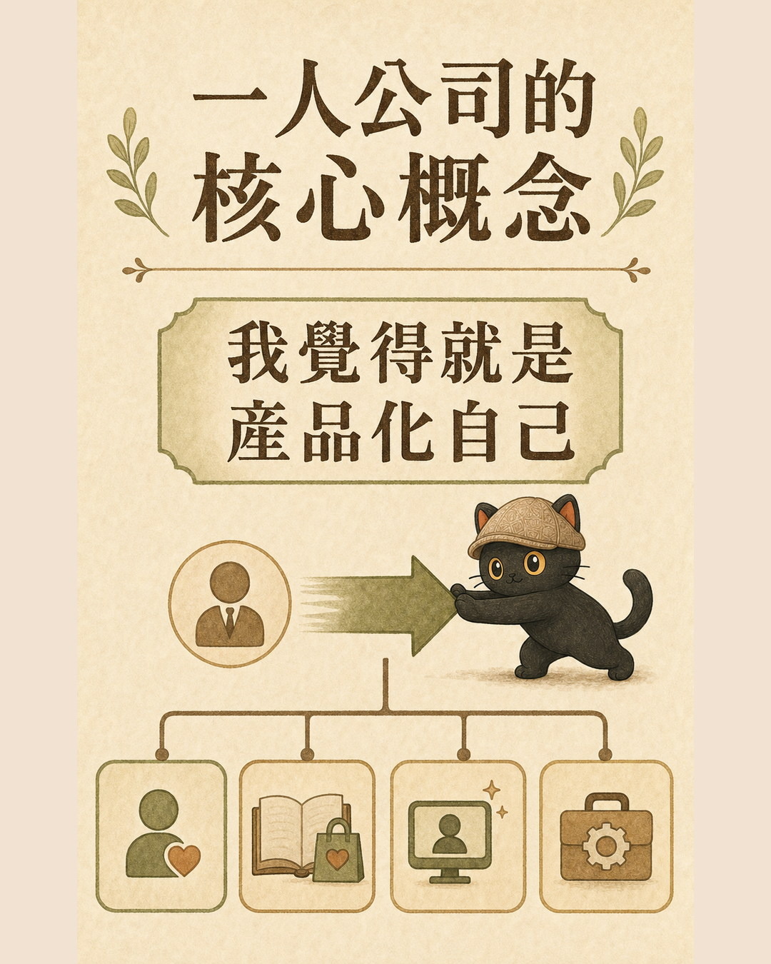 咪卡圖卡：一人公司的核心概念是產品化自己